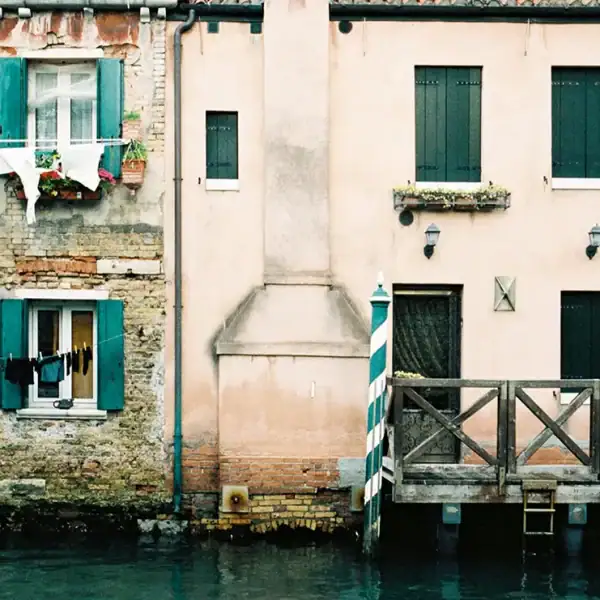 The Canal Life in Venice, Italy