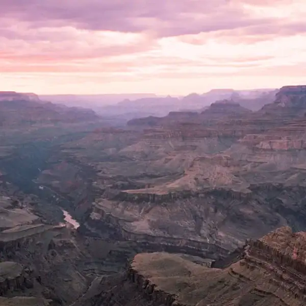 Sunset Over the Grand Canyon, Arizona